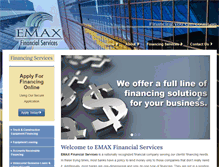Tablet Screenshot of emax-financial.com